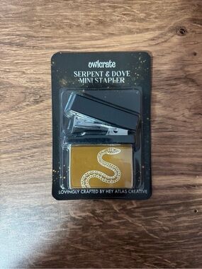 OwlCrate Serpent & Dove Mini Stapler